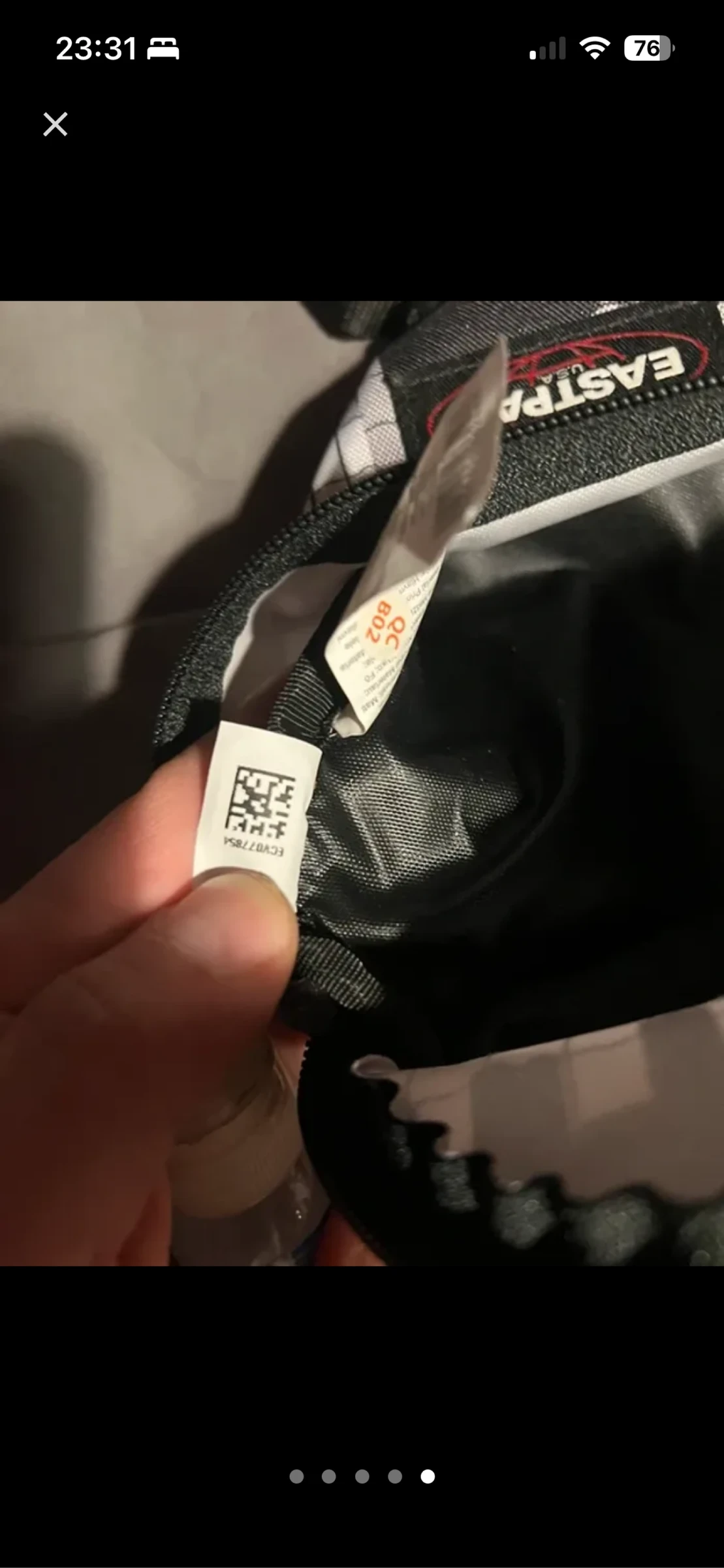 Eastpak checkered pattern sling bag – photo 6